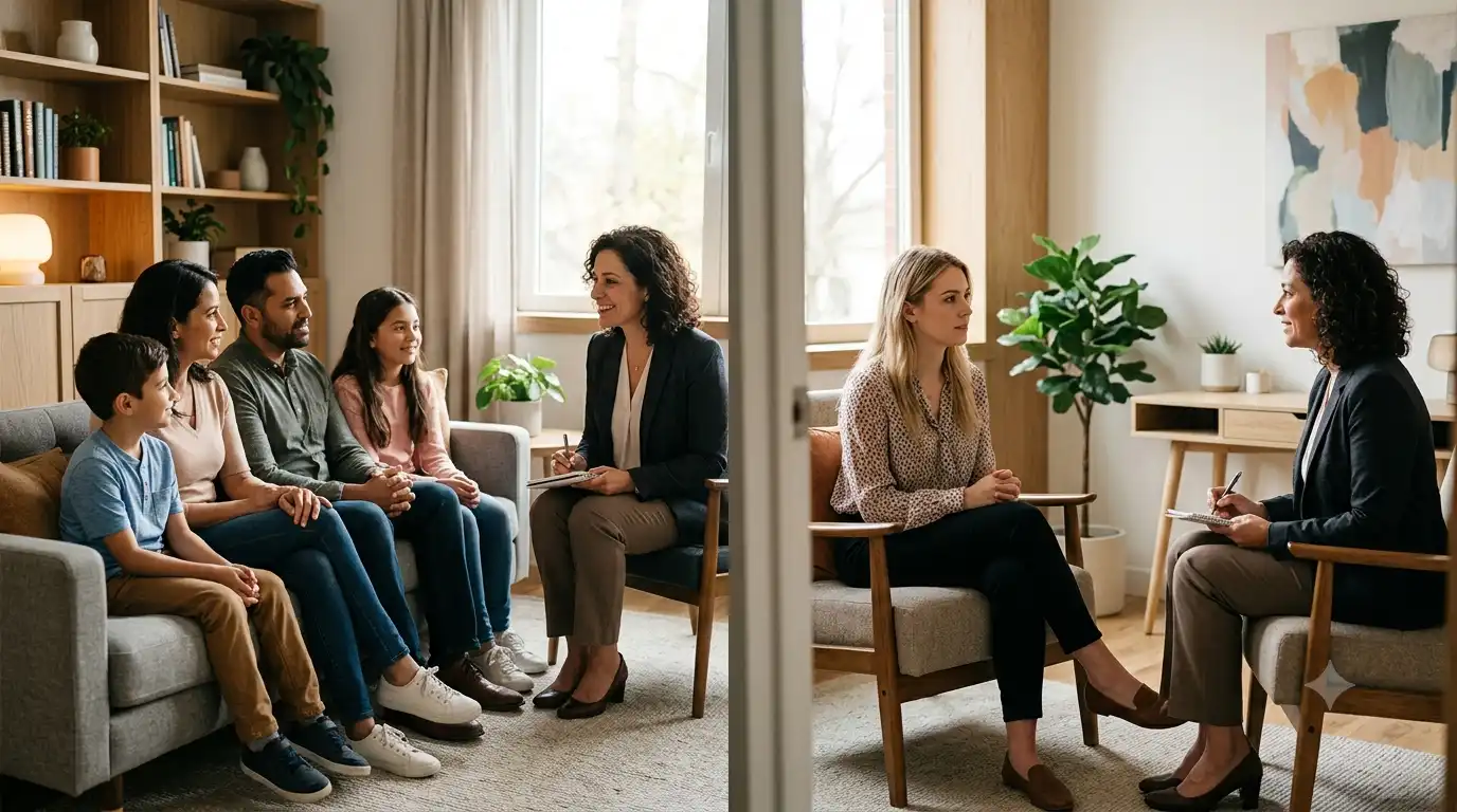 Family Counseling vs. Individual Counseling Understanding the Difference
