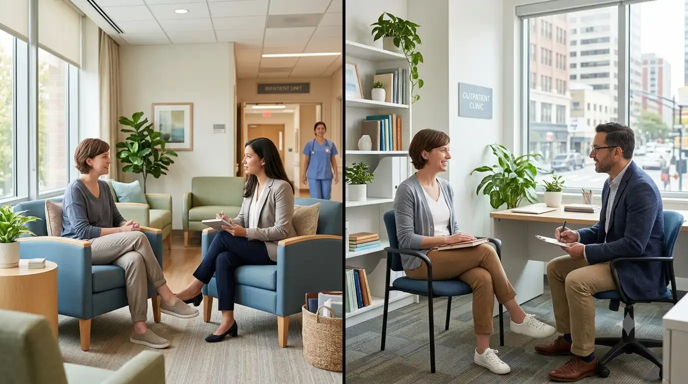 Inpatient vs. Outpatient Psychiatric Services Understanding the Difference